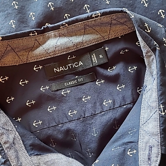 Nautica Casual Dress Shirt (Classic Fit) - Picture 6 of 7